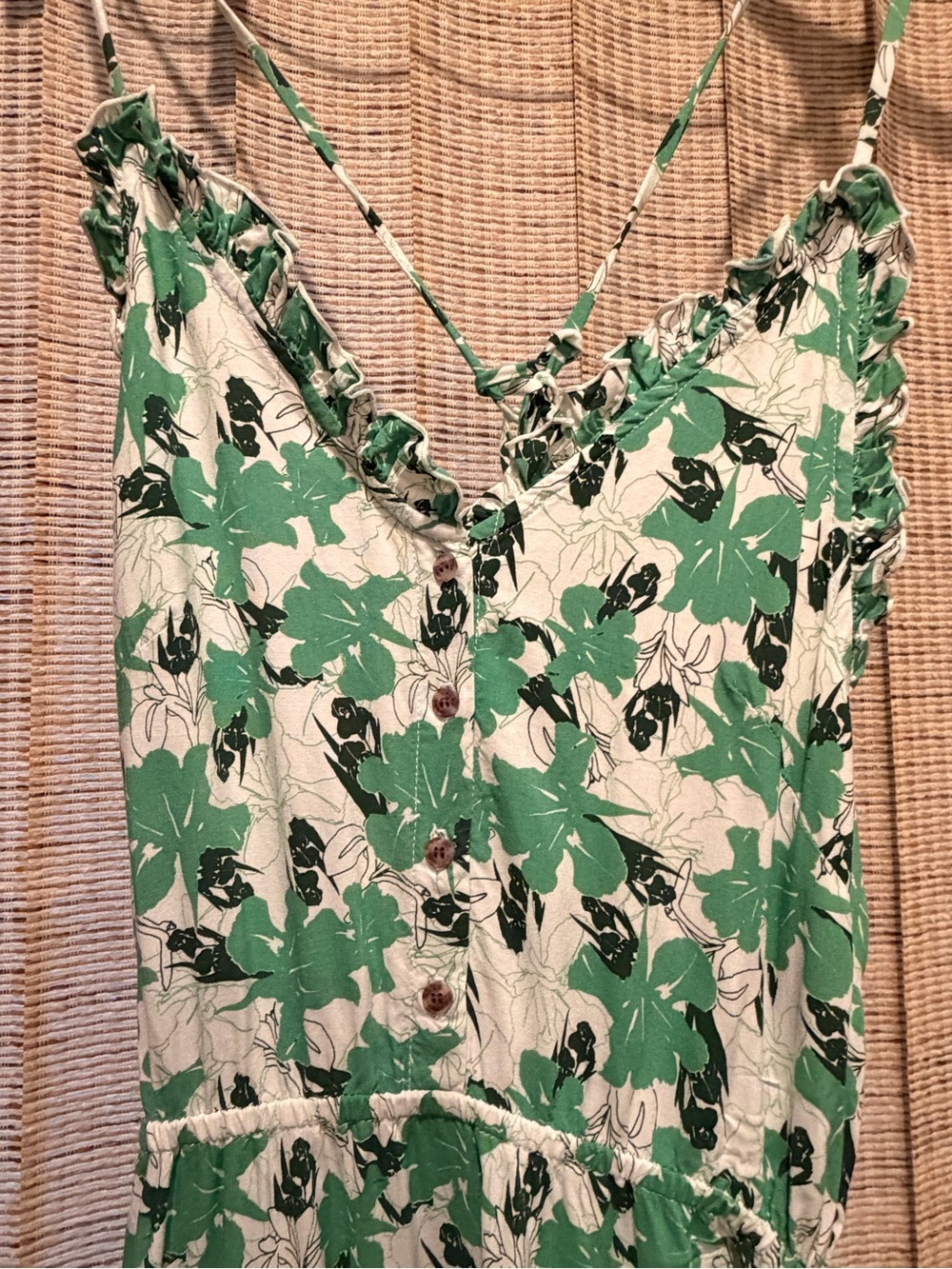 Aila Blue- like new- holiday green maxi dress - Picture 4 of 7